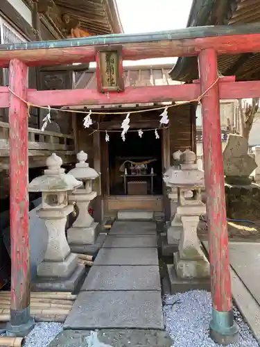 伊勢崎神社の鳥居