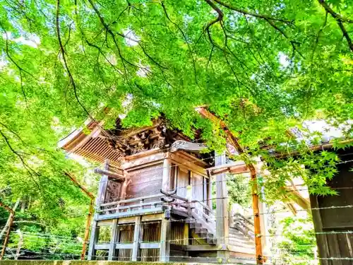 知里付神社の本殿