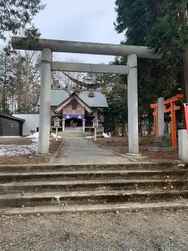 長沼神社の鳥居