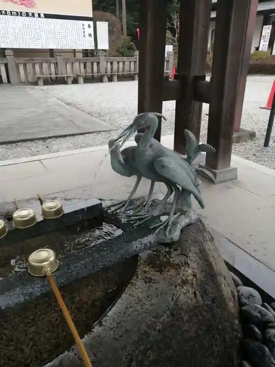 白鷺神社の手水舎