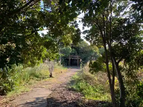 千草川神社の鳥居