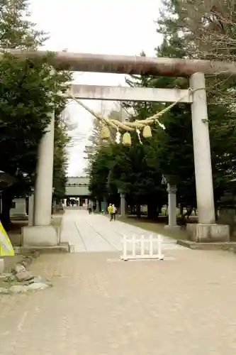 帯廣神社の鳥居