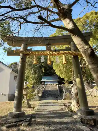 白川大歳神社の鳥居