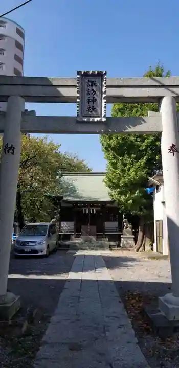 諏訪神社の本殿・本堂