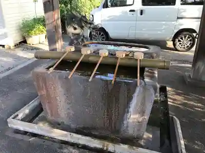 寒川神社の手水舎