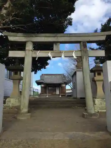 守綱八幡神社の鳥居