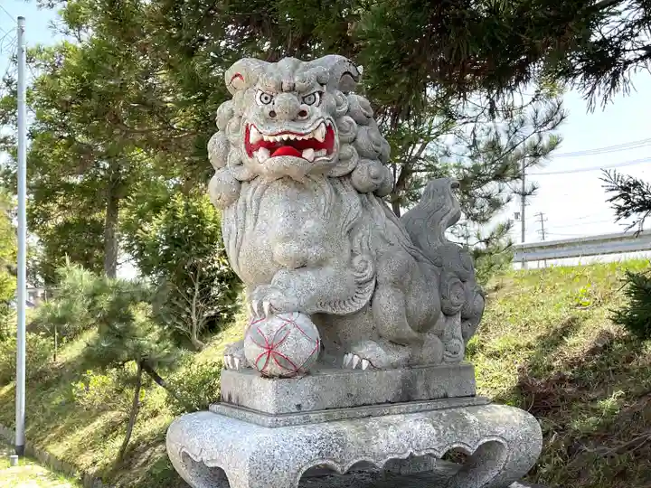 八幡神社の狛犬