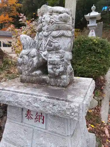 示現神社の狛犬