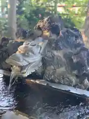 多摩川浅間神社の手水