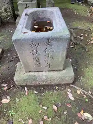 赤坂氷川神社の手水舎