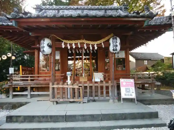 川越熊野神社の本殿・本堂