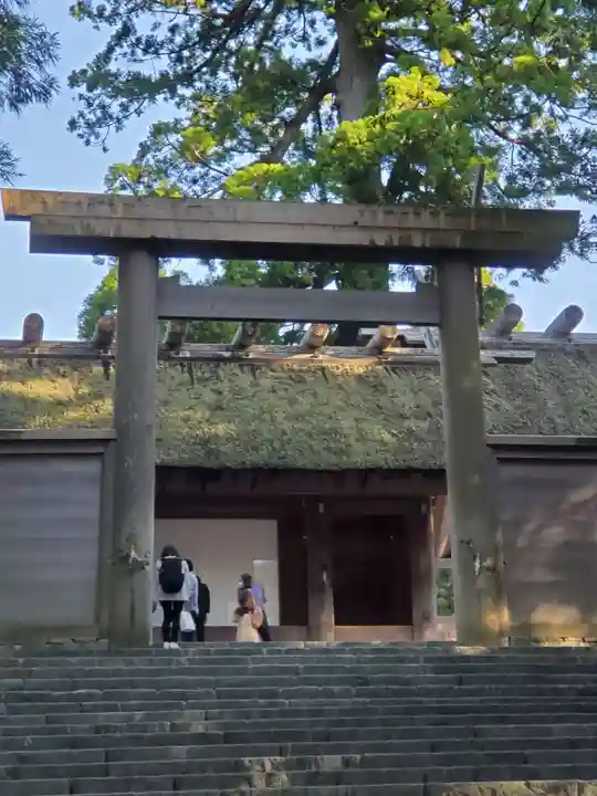 伊勢神宮内宮(皇大神宮)の鳥居