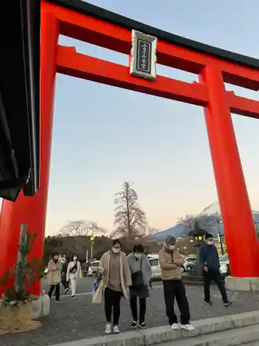 富士山本宮浅間大社の鳥居