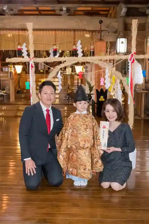 釧路一之宮 厳島神社の七五三参