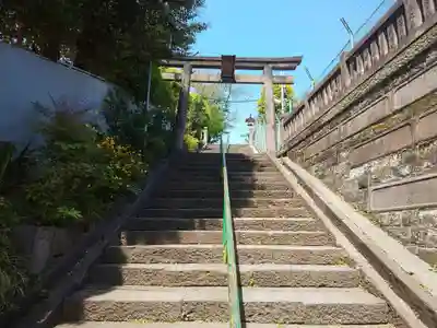 筑土八幡神社の鳥居