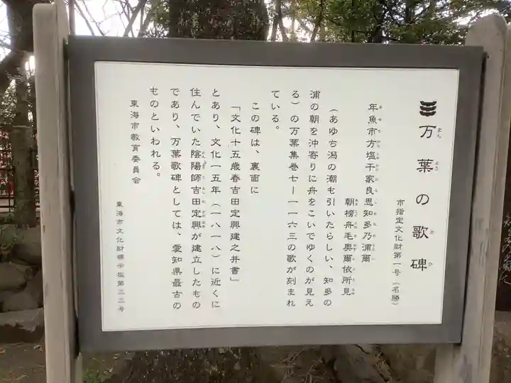 稲荷明神の歴史