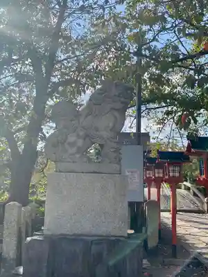 六孫王神社の狛犬