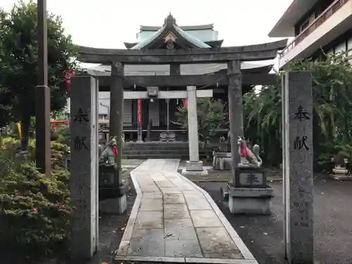 妙善寺の鳥居