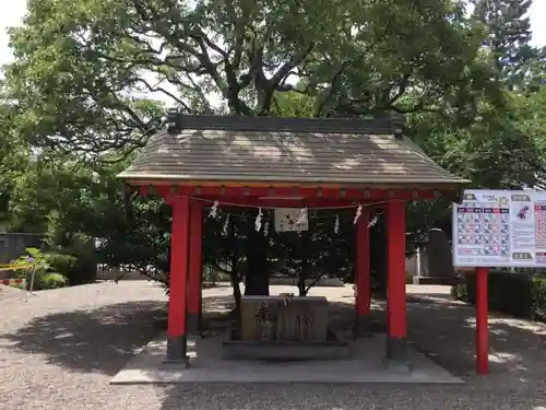 元郷氷川神社の手水