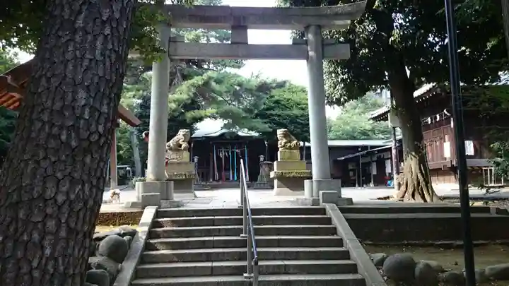 駒留八幡神社の鳥居
