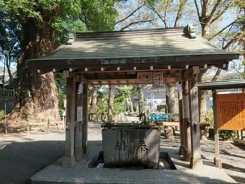 五所神社の手水舎