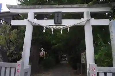 越谷香取神社の鳥居