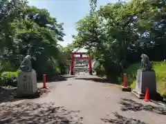 虻田神社の鳥居