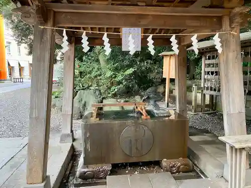 川越氷川神社の手水舎