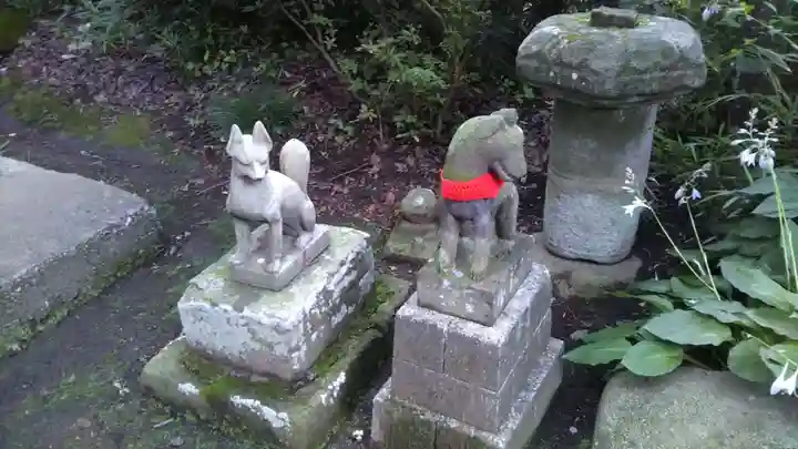 二十三夜尊 桂岸寺の狛犬