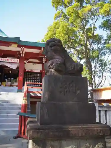 多摩川浅間神社の狛犬