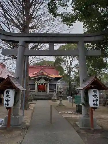 大久保青木神社の鳥居