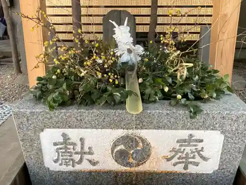 田無神社の手水舎