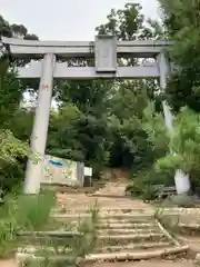 自玉手祭来酒解神社の鳥居