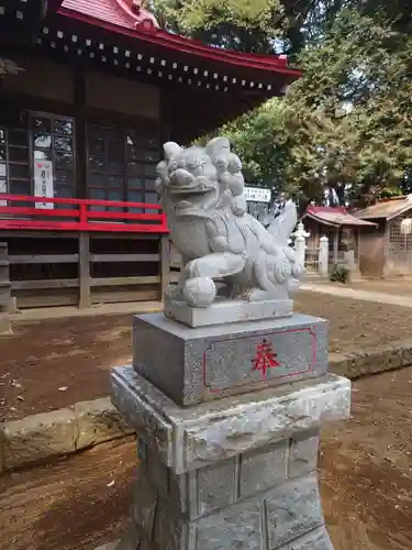 小林鳥見神社の狛犬