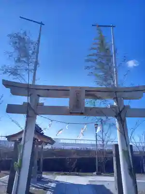 飯塚冨士神社の鳥居