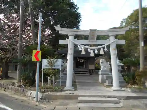 永目神社の鳥居