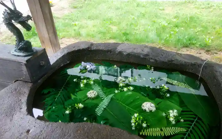 長沼神社の手水舎