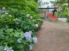 阿部野神社の庭園