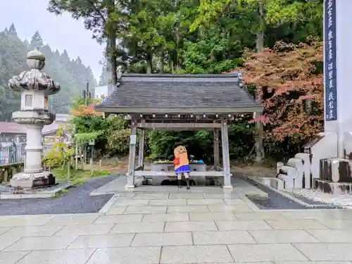 高野山金剛峯寺奥の院の手水舎