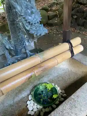 蝮ヶ池八幡宮の手水舎