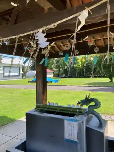 美瑛神社の手水