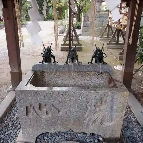 葛飾八幡宮の手水舎