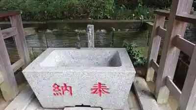 弥生神社の手水舎