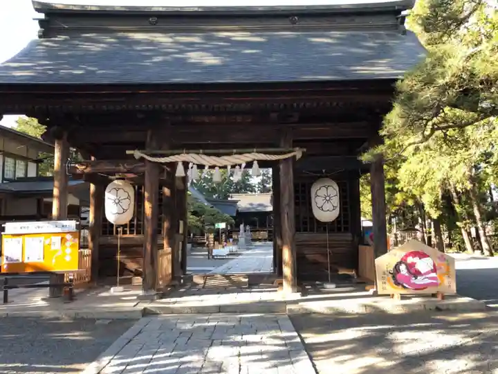 甲斐國一宮 浅間神社の山門・神門