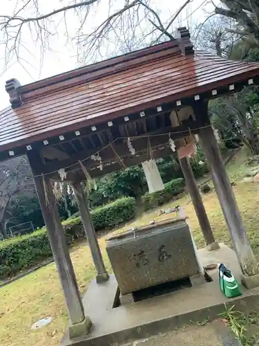 安岡八幡宮の手水舎