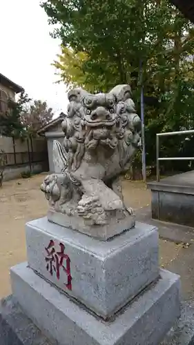 田尻日枝神社の狛犬