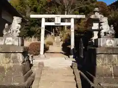 客人神社の鳥居