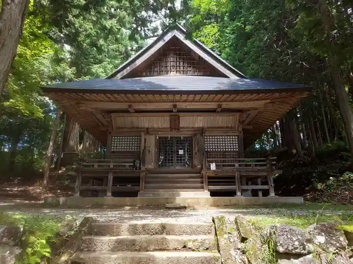 戸隠神社火之御子社の本殿・本堂