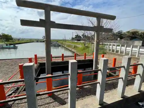 息栖神社の鳥居