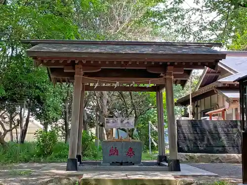 宇都母知神社の手水舎